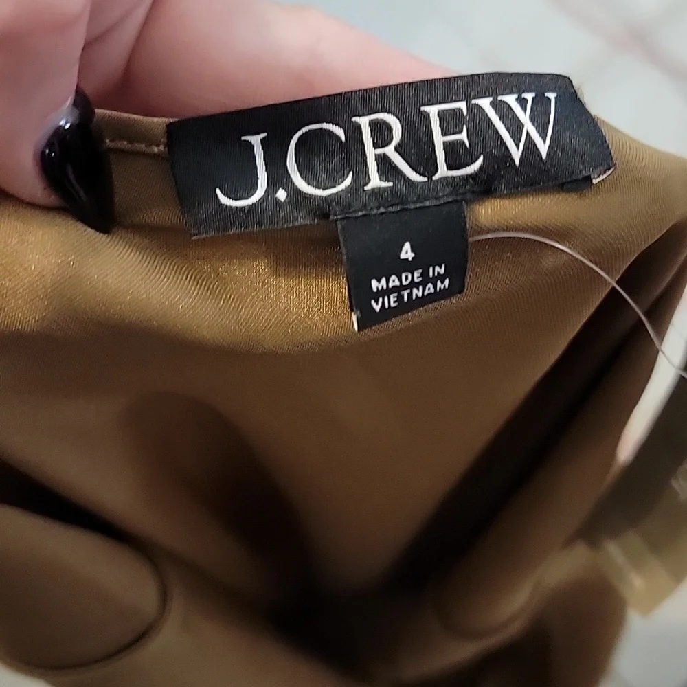 J. Crew Brown Slip Dress - Picture 3 of 5
